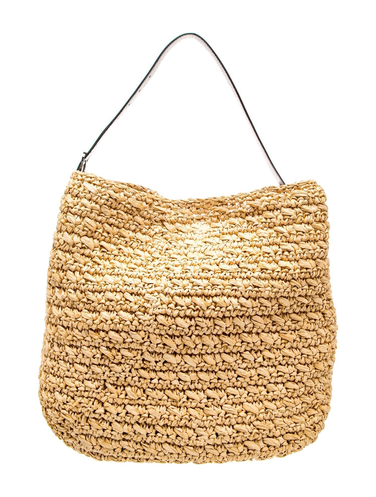 Raffia Belted Raffia Tote
