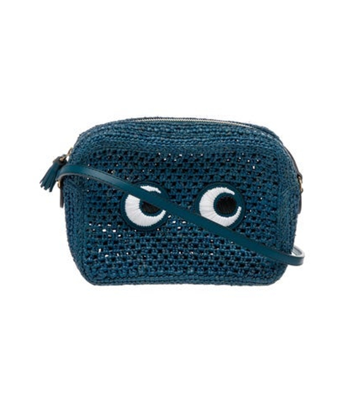Anya Hindmarch Hindmarch Raffia Minaudiere