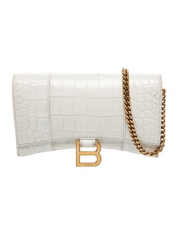 Embossed Leather Clutch
