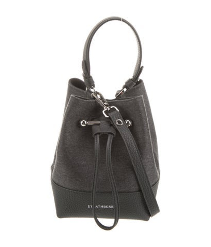 Strathberry Wool Top Handle Bag