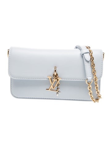 Leather Wallet on Chain LV Bloom