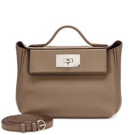 Hermes Etoupe Evercolor and Swift Mini 24/24 21 Palladium Hardware, 2024