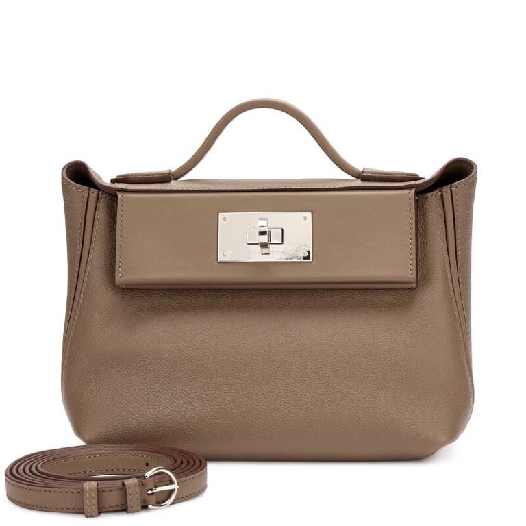 Hermes Etoupe Evercolor and Swift Mini 24/24 21 Palladium Hardware, 2024