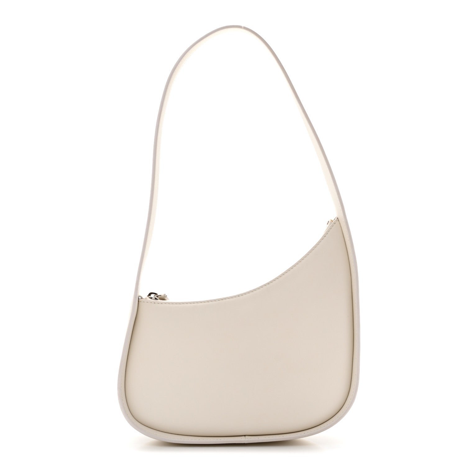 The Row The Row Smooth Calfskin Half Moon Shoulder Bag New Ivory