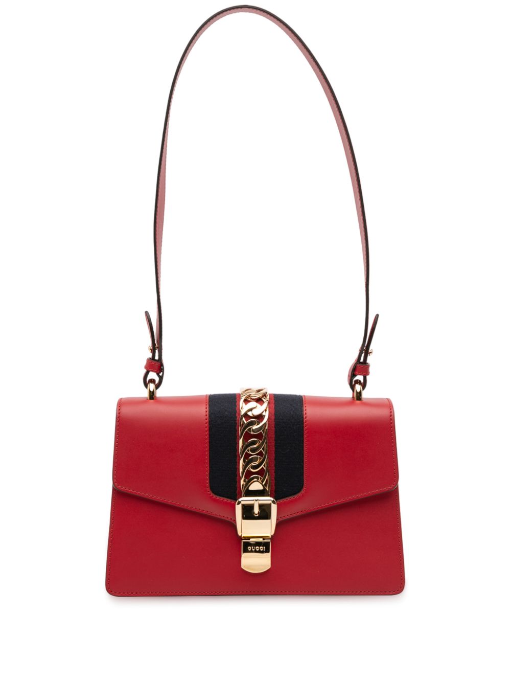 2016-2025 Small Leather Sylvie Web satchel