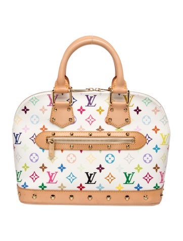 Multicolore Monogram Alma PM