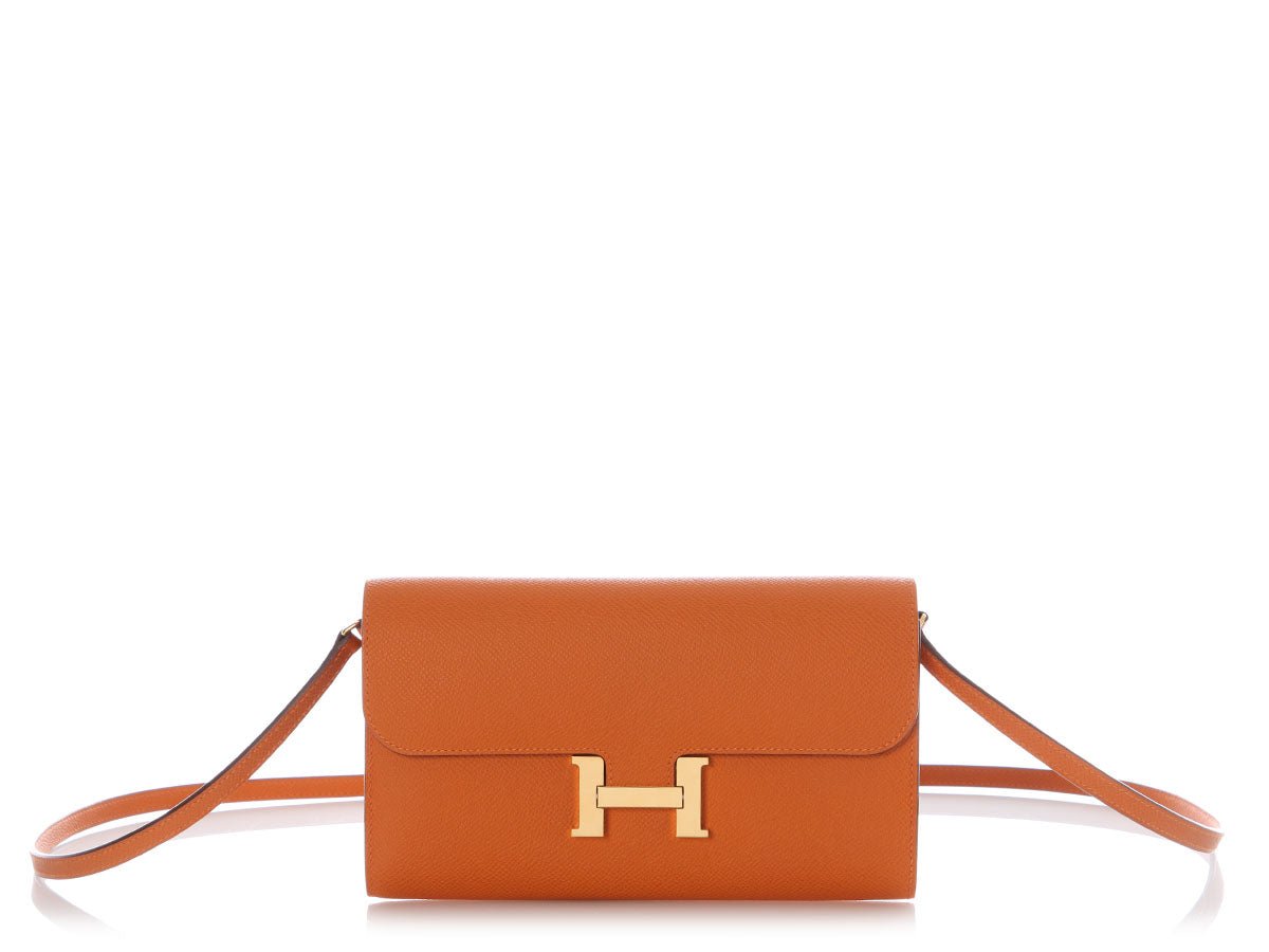 Hermès Orange Epsom Constance To Go