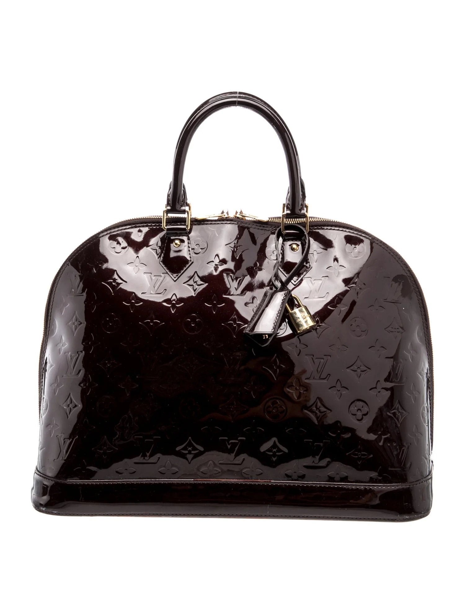 Vernis Patent Leather Alma GM Vintage