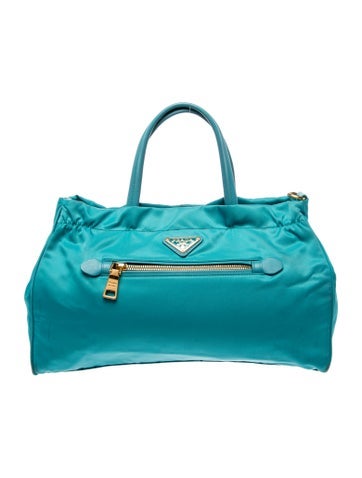 Tessuto Nylon Top Handle Bag
