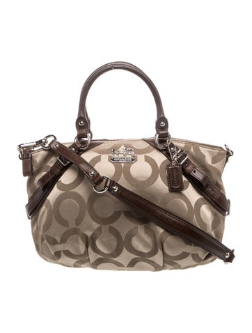 Coach Canvas Top Handle Bag