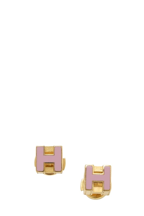 Pink Gold Cage d'H Earrings