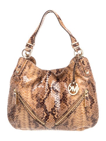 Embossed Leather Shoulder Bag