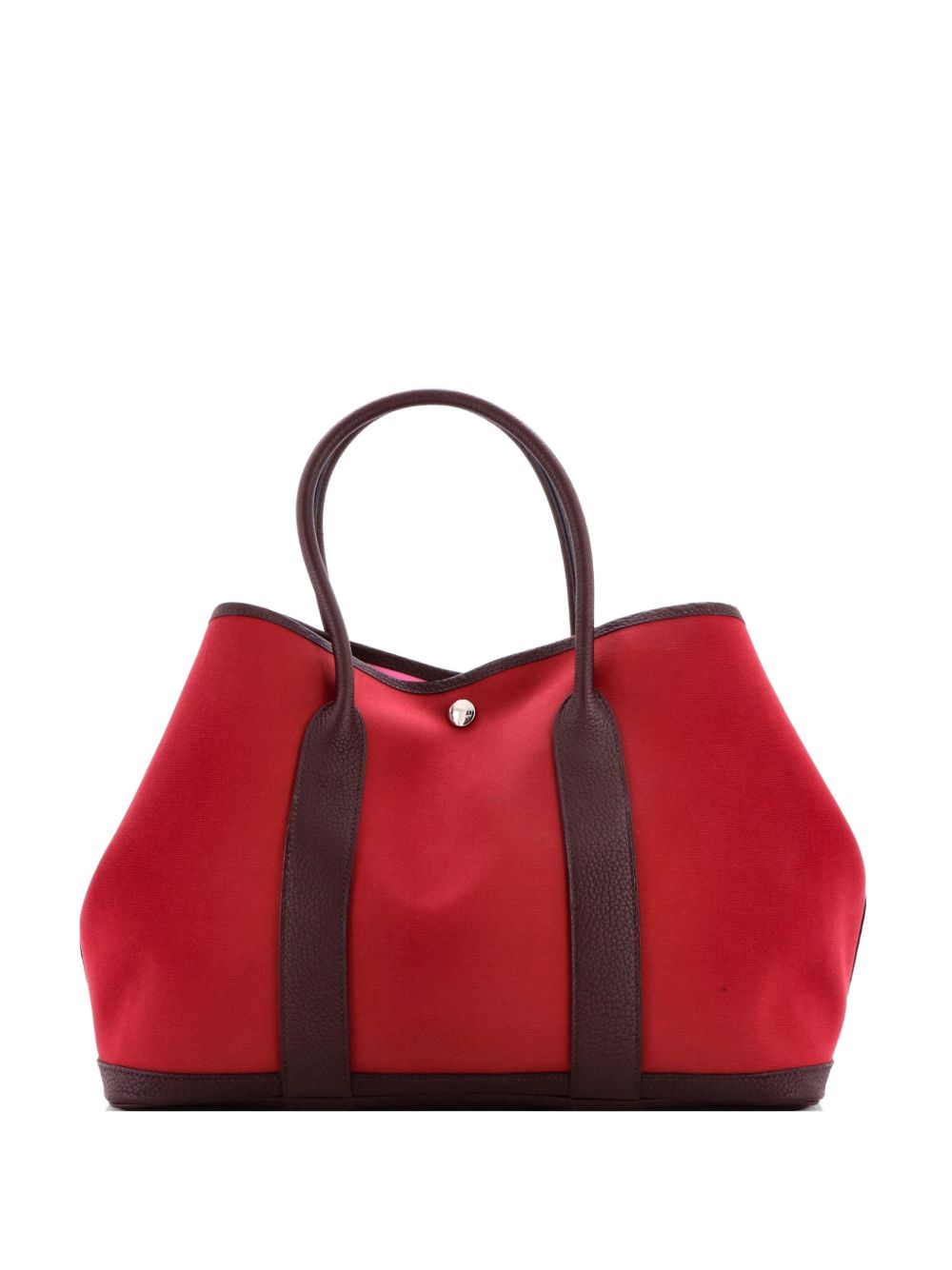 Garden Party Toile and Leather 36 tote bag