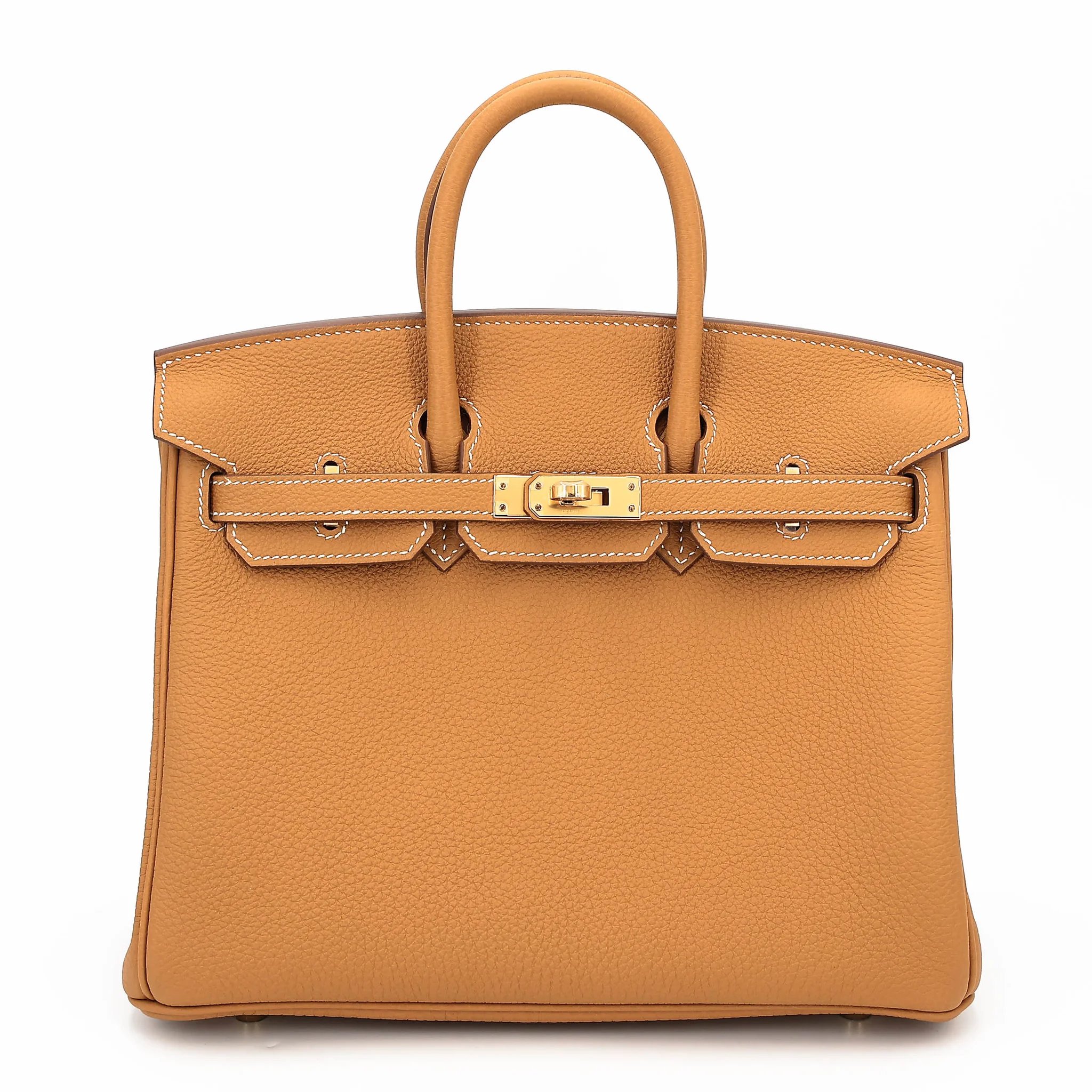 Brand New ( Rank N ) HERMÈS Birkin 25 Natural Sable (21) Togo Gold hardware K (2025)