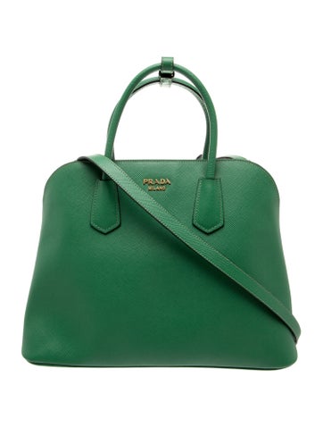 Prada Saffiano Cuir Leather Top Handle Bag