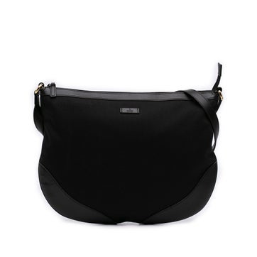 Calf Leather Canvas Crossbody