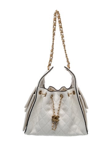 Quilted Raffia Small 25 Hobo