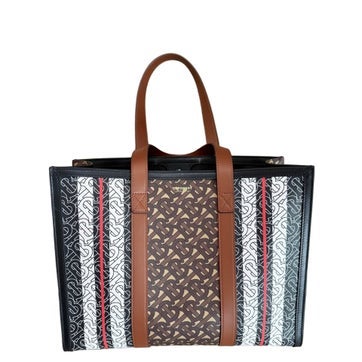 Monogram Stripe Tote