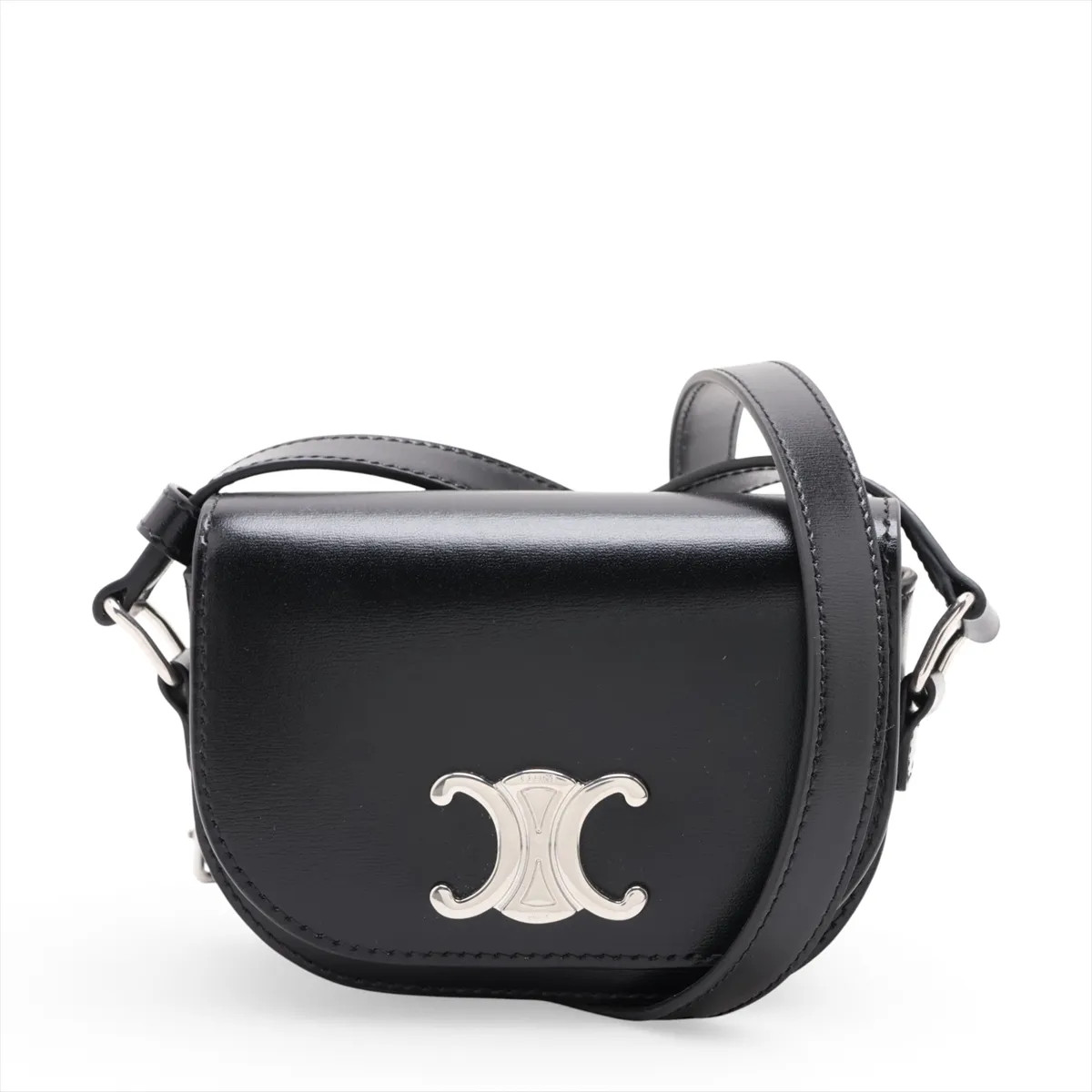 Celine Celine Mini Buzas Leather Shoulder bag Black
