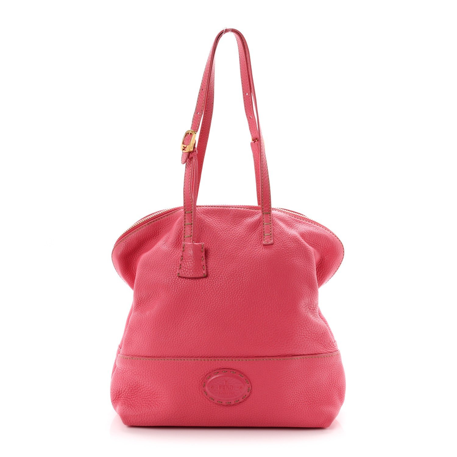 Fendi Cuoio Romano Selleria 2Bag Tote Pink