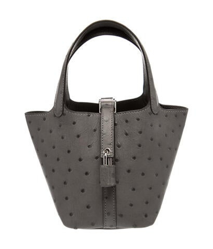 Hermes 2025 Ostrich Micro Picotin Lock 14