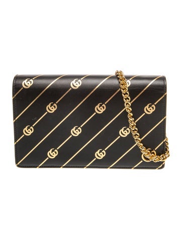 Double G Diagonal GG Chain Wallet