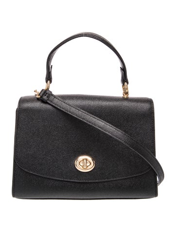 Leather Top Handle Bag