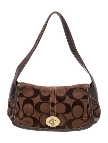 Coach Canvas Shoulder Bag