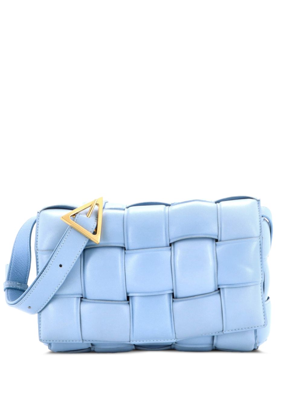 Cassette Padded Maxi Intrecciato Leather crossbody bag