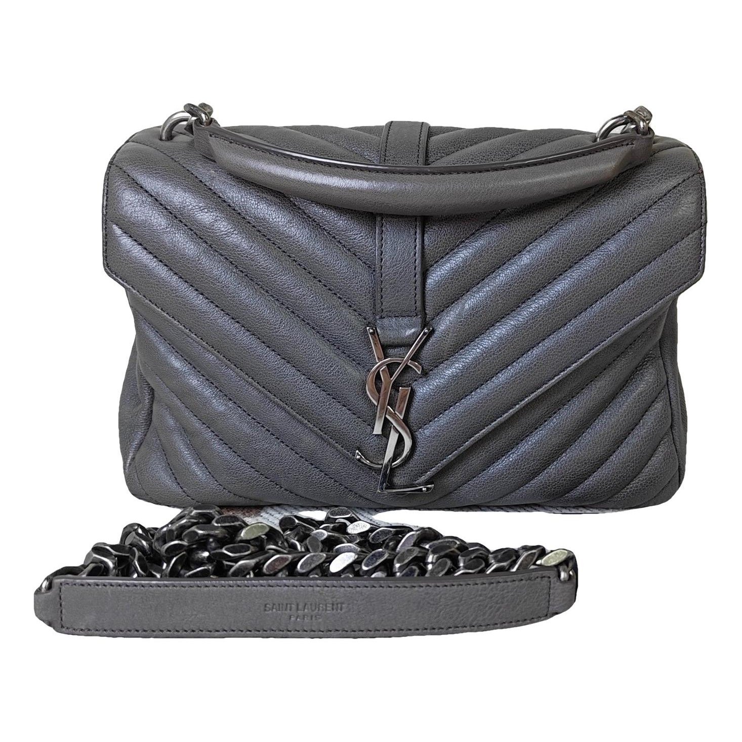 Collége monogramme leather handbag