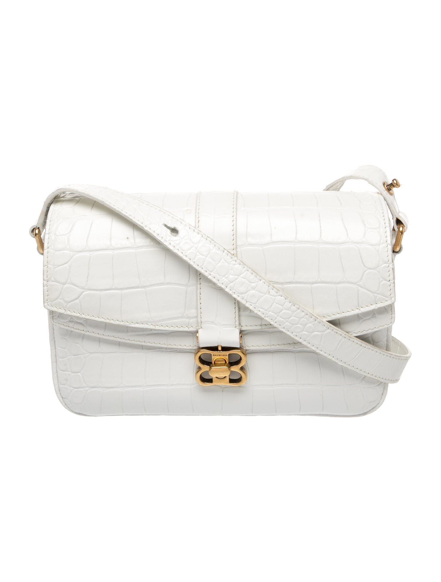 Embossed Leather Lady Flap Small
