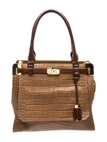 Michael Kors Leather Top Handle Bag