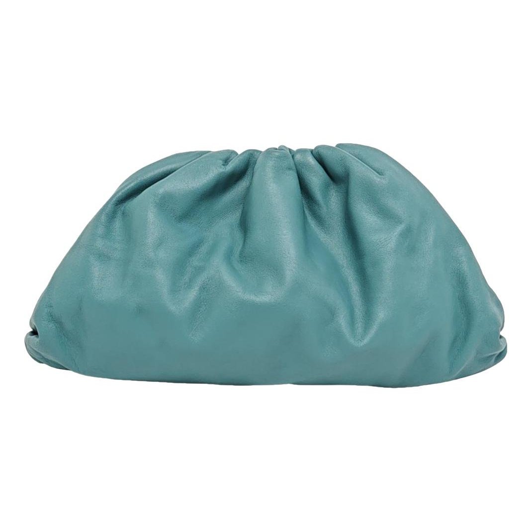 Pouch leather handbag