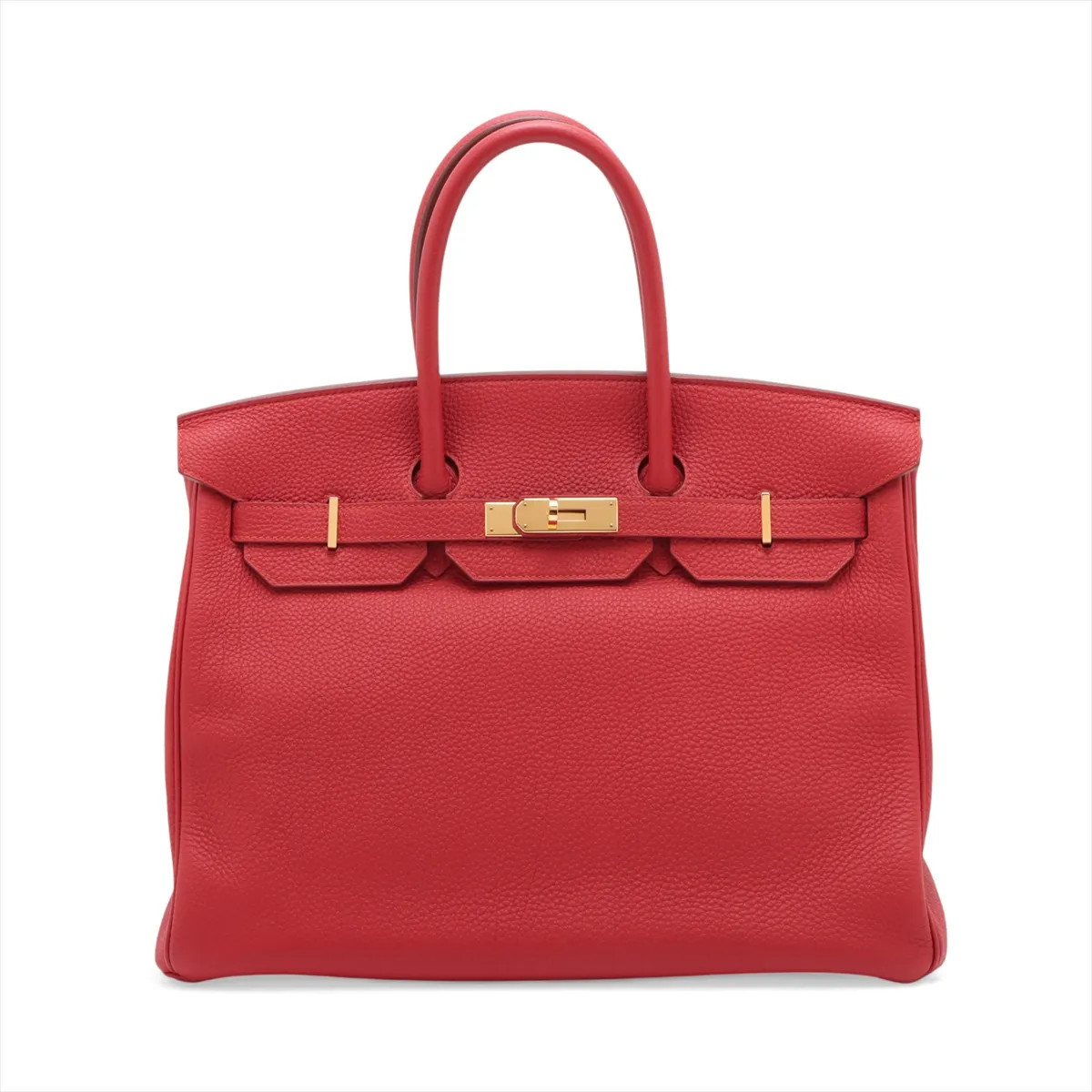Hermès Birkin 35 Le Tournay Togo Rouge piment Gold Metal Fittings
