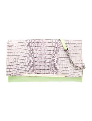 Embossed Leather Shoulder Bag