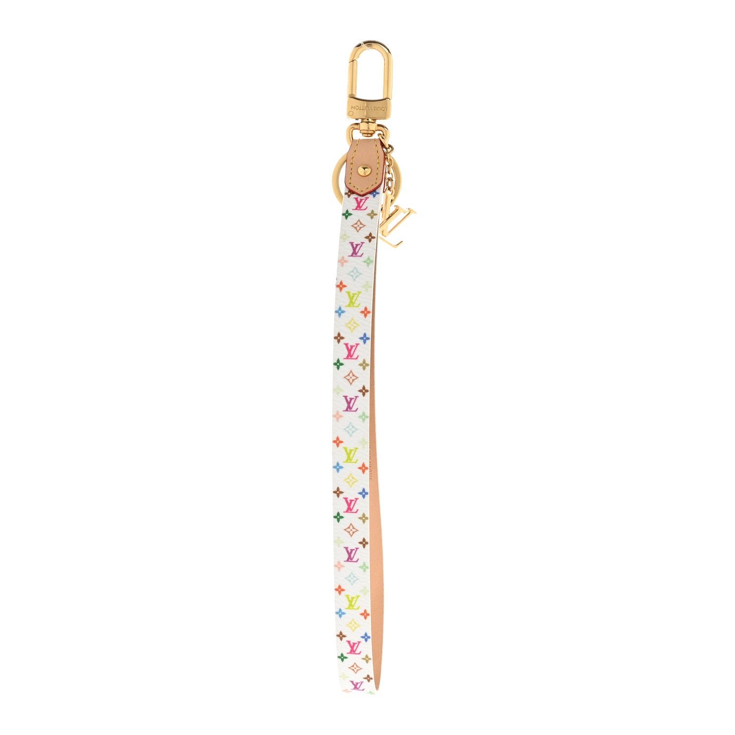 Louis Vuitton LV X TM Monogram Multicolor Dragonne XXL Key Holder White