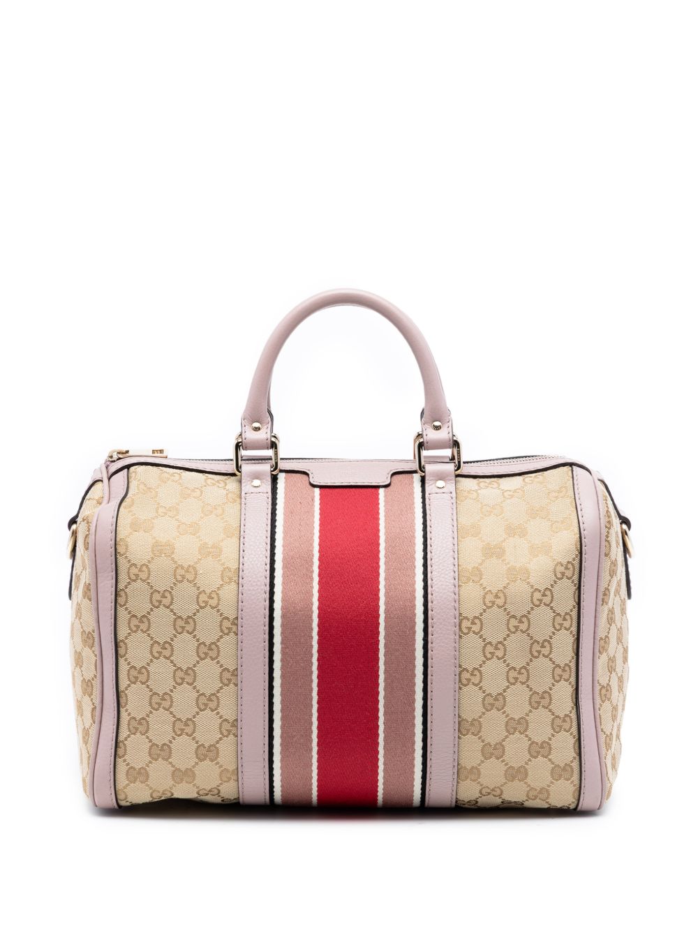 2016-2025 Medium GG Canvas Web Joy Boston Bag satchel