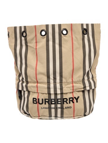 Burberry Canvas Bucket Bag