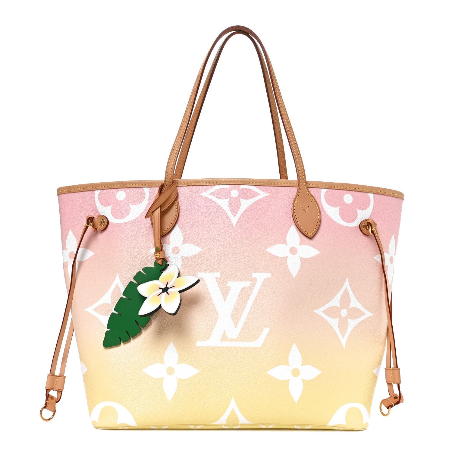 Louis Vuitton Monogram Giant By The Pool Neverfull MM Light Pink
