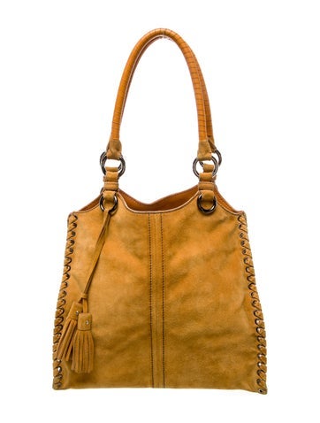 Prada Scamosciato Suede Shoulder Bag