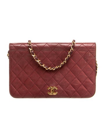 Lambskin Quilted Small Single Flap