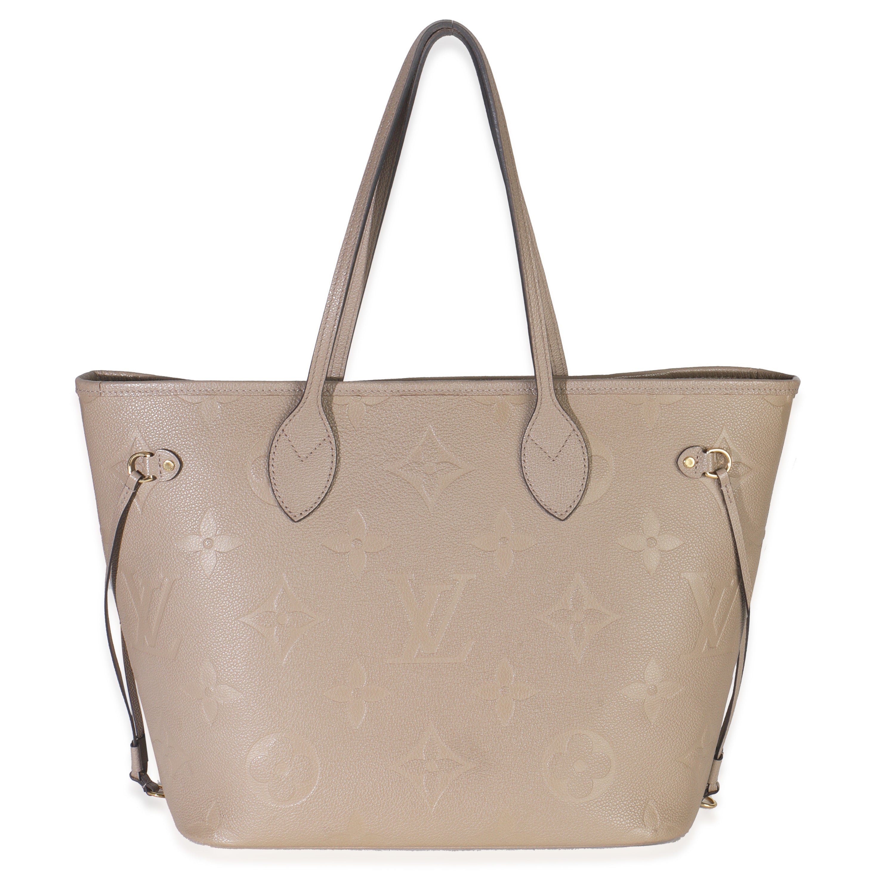 Louis Vuitton Tourterelle Giant Monogram Empreinte Neverfull MM