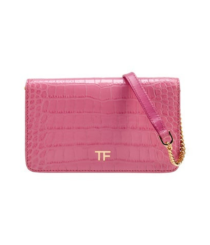 Tom Ford Ford Embossed Leather Clutch