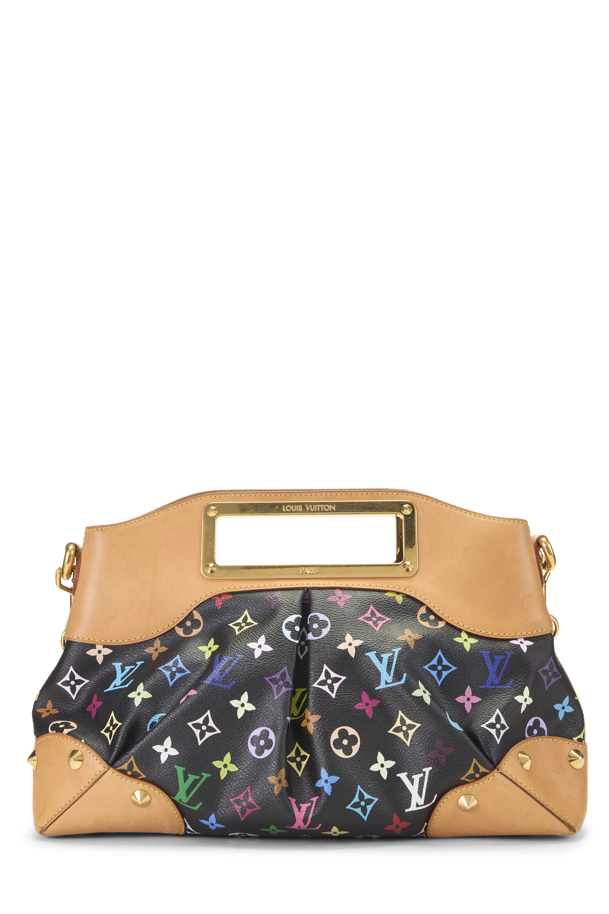 Takashi Murakami x Louis Vuitton Black Monogram Multicolore Judy MM
