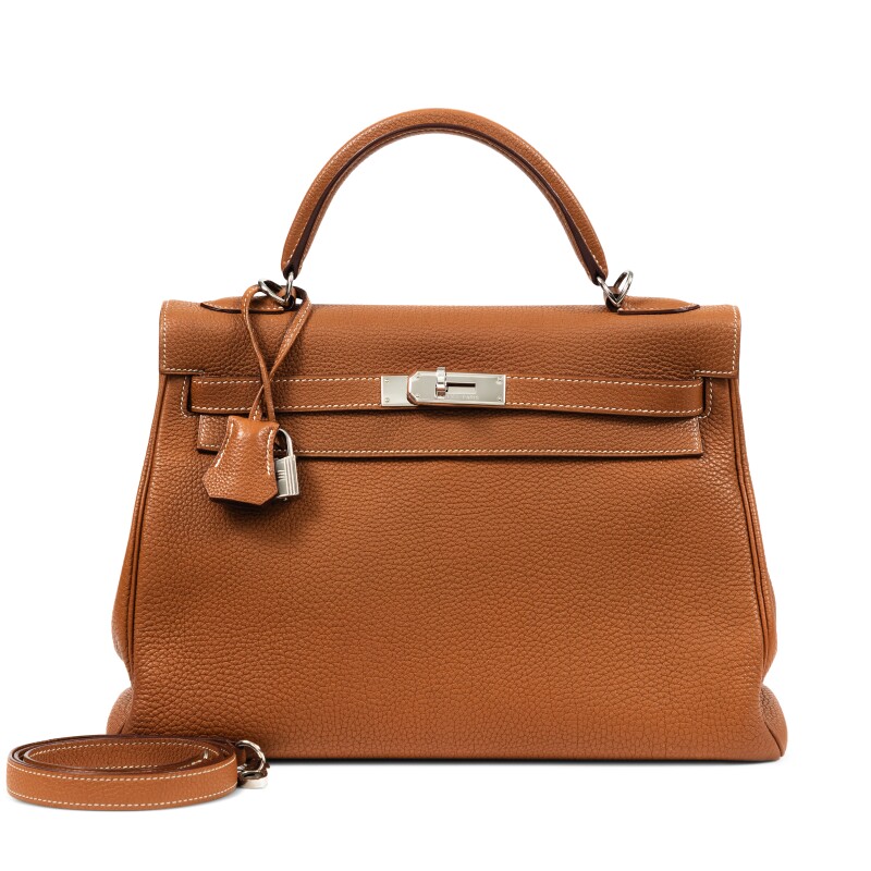 Hermes Gold Togo Kelly 32 Retourné Palladium Hardware, 2008