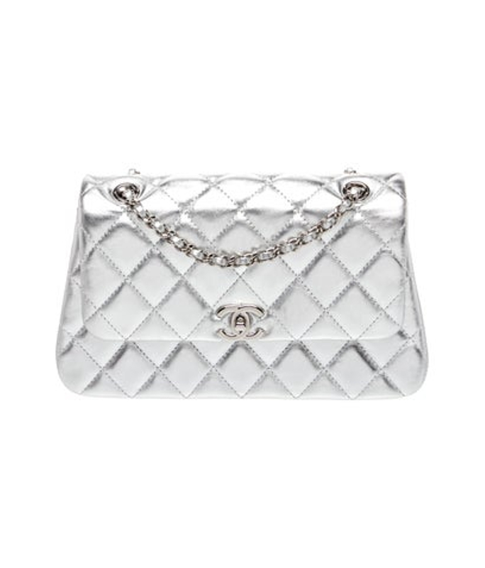 Chanel 2025 Quilted Phone Holder W Chain Flap Bag