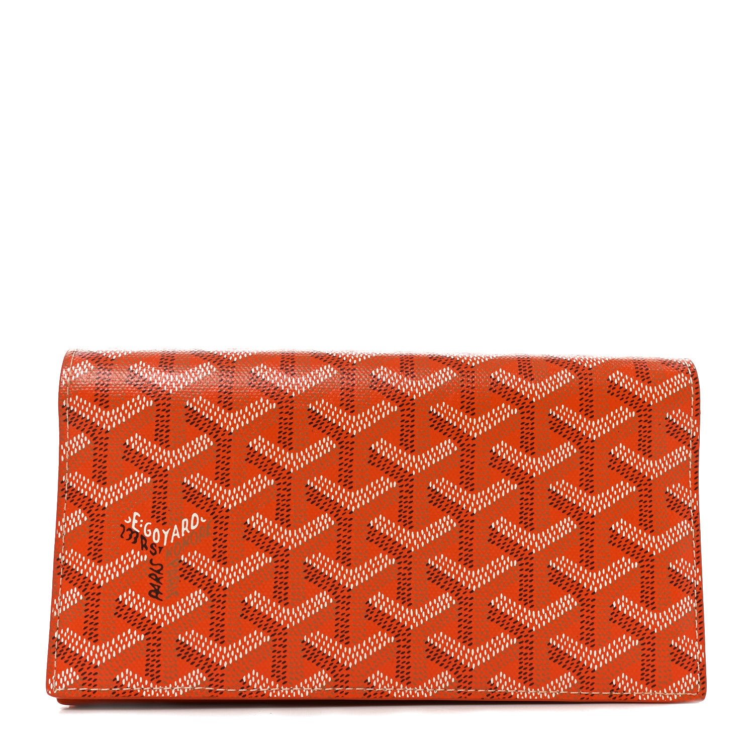 Goyard Goyardine Richelieu Wallet Orange