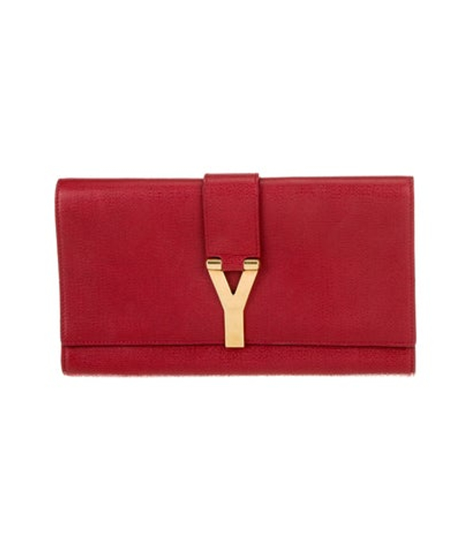 Saint Laurent Saint Laurent Leather Clutch