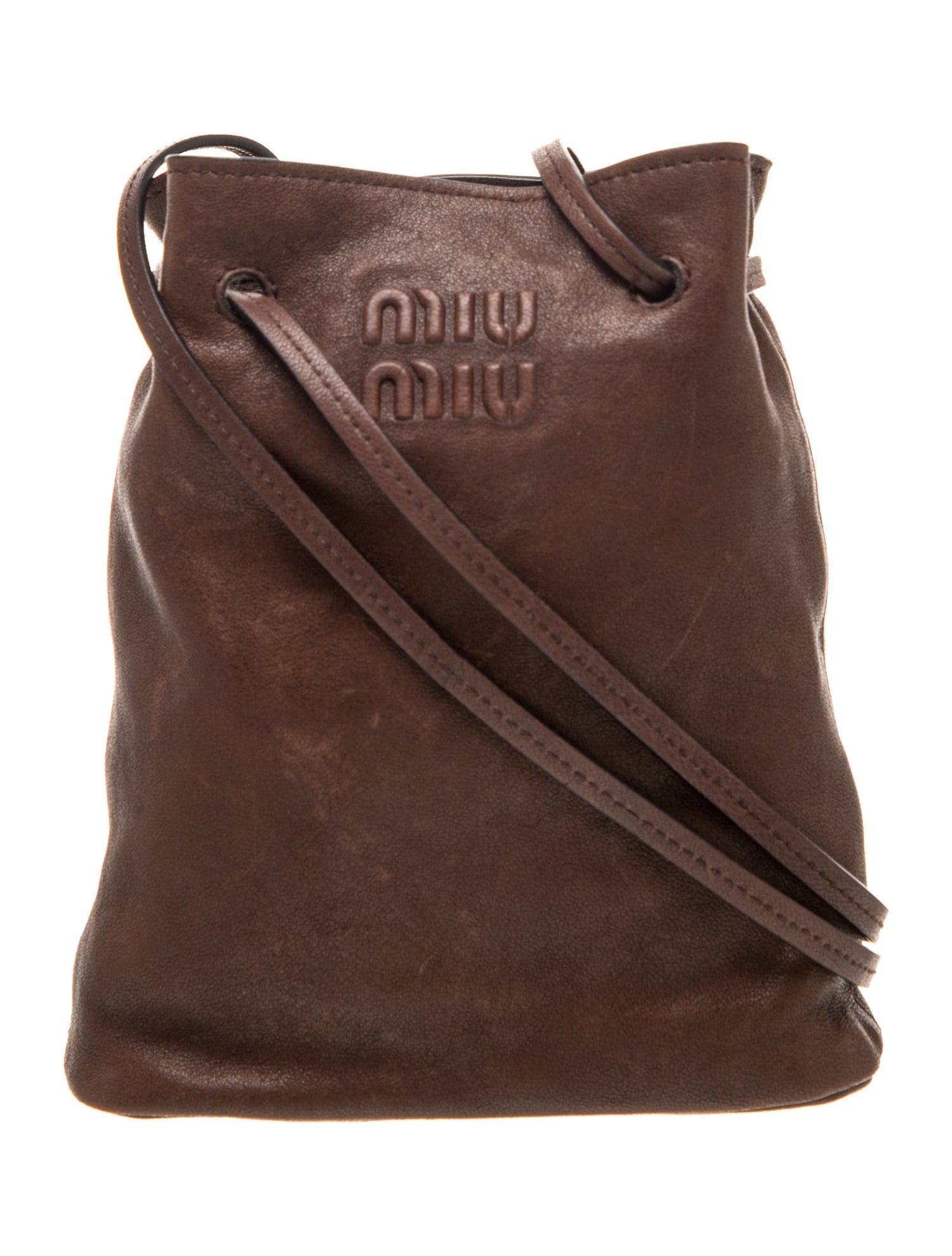 Leather Bucket Bag