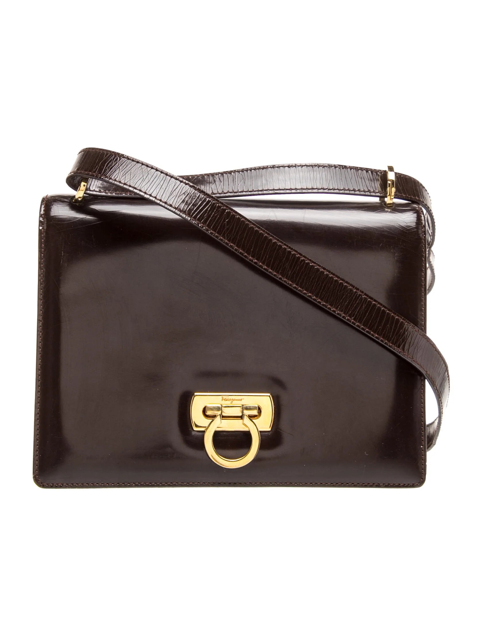 Ferragamo Gancini Shoulder Bag Vintage